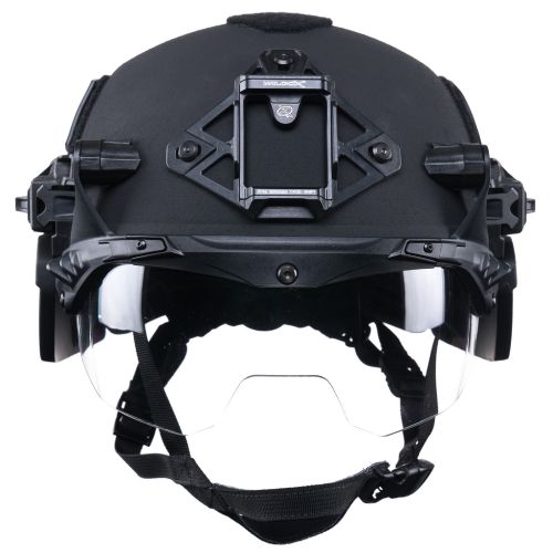 EXFIL Ballistic Ear Covers and EXFIL Ballistic Visor Black